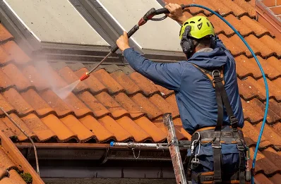 Démoussage et hydrofuge de toiture à Chenois